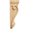 Ekena Millwork 7 1/2"W x 4 1/2"D x 14"H Cole Pilaster Wood Corbel, Red Oak CORW07X04X14CORO - alternate 2